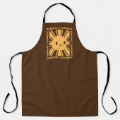 フィリピンフィリピノサンスマイルマブヘタガログ エプロン (正面)