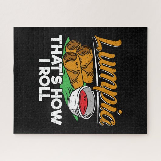 フィリピンフィリピンルンピアフード引用文 ジグソーパズル (横)