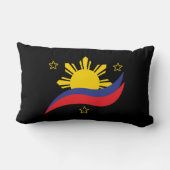 フィリピンフィリピン人国旗 ランバークッション (裏面)