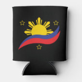 フィリピンフィリピン人国旗 缶クーラー (正面)