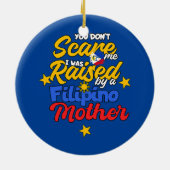 フィリピンフィリピン人女性フィリピーナキッドマザーNo セラミックオーナメント (裏面)