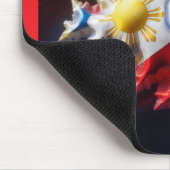 フィリピンフラッグとマンデルブロットフラクタルの融合 マウスパッド (コーナー)