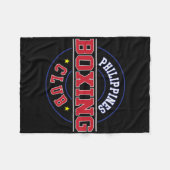 フィリピンボクシングクラブジムボクサーフィリピンフィリピン人P フリースブランケット (正面(横))