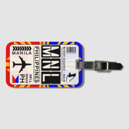 フィリピンマニラ荷物タグ ラゲッジタグ
