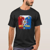 フィリピンメキシコフィリピン誇りを持ったプライド国旗Mexip Tシャツ (正面)