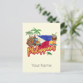 フィリピンヴィンテージターシエフラッグパームサミナリー シーズンポストカード (スタンド正面)