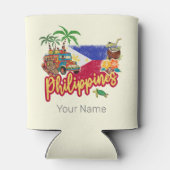 フィリピンヴィンテージターシエフラッグパームサミナリー 缶クーラー (裏面)