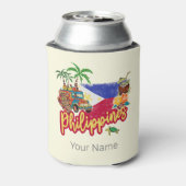 フィリピンヴィンテージターシエフラッグパームサミナリー 缶クーラー (缶裏面)