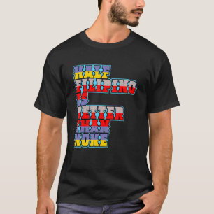 フィリピン人の半分はフィリピン人アメリカの半分より優れている Tシャツ
