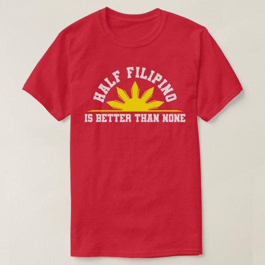 フィリピン人ハーフ Tシャツ (デザイン正面)