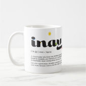 フィリピン人マママグ — Inay (タガログ語) コーヒーマグカップ (左)