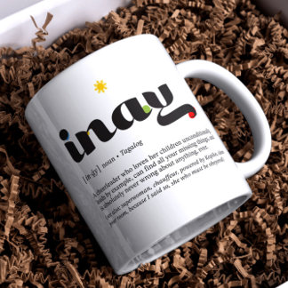 フィリピン人マママグ — Inay (タガログ語) コーヒーマグカップ