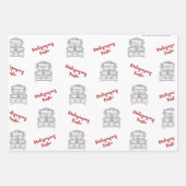 フィリピン人ラインスパイアッピング紙フラットシートセット3 ラッピングペーパーシート (正面3)