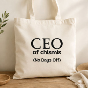 フィリピン人向けの面白いギフト「Chismis」のCEO トートバッグ