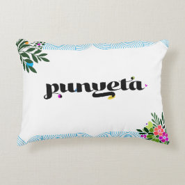 フィリピン人向けの面白い枕 'Punyeta' ボホーなアクセントピロー アクセントクッション