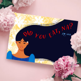 フィリピン人母の日カード LOLA — 食べた? カード