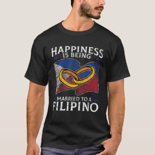 フィリピン人結婚フィリピン伝統文化 Tシャツ
