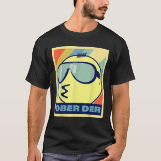 フィリピン人顔文字 オーバー・デア・フィリピン 唇 指さし Tシャツ