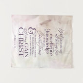 フィリピン人3:8 "GAIN CHRIST"聖なる書物、 経典壁 タペストリー (正面(横))