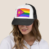 フィリピン人GLBTのプライドの旗 キャップ (インサイチュ)