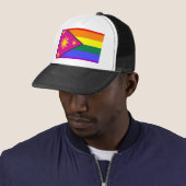 フィリピン人GLBTのプライドの旗 キャップ (インサイチュ)