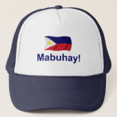フィリピン人Mabuhay! キャップ (正面)