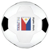 フィリピン国パーソナライズされた旗 サッカーボール (回転)