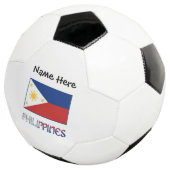 フィリピン国パーソナライズされた旗 サッカーボール (3/4)