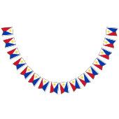 フィリピン国旗とパーティーバナー/結婚式 バンティングフラッグ (全)