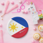 フィリピン国旗のプレート、パーティー、スポーツ、フィリピン ペーパープレート (パーティー)