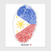 フィリピン国旗のラップトップ・ステッカー シール (シート)