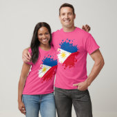 フィリピン国旗の国アイコン記号Trav Tシャツ (ユニセックス)
