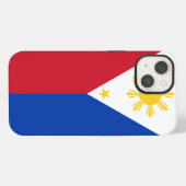 フィリピン国旗の愛国的なApple Case-Mateケース iPhoneケース (裏面横)
