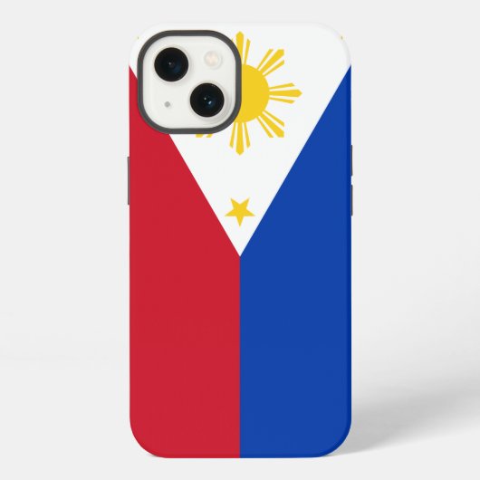 フィリピン国旗の愛国的なApple Case-Mateケース iPhoneケース (裏面)