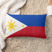 フィリピン国旗の枕 ランバークッション (ブランケット)