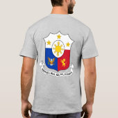 フィリピン国旗の独立性お祝い Tシャツ (裏面)