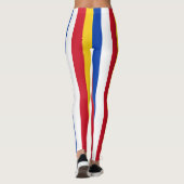 フィリピン国旗の縦ストライプの色 レギンス (裏面)