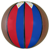 フィリピン国旗を持つフルサイズバスケットボール バスケットボール (縦)