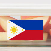 フィリピン国旗を持つ愛国的なラベル ラベル (貼付)