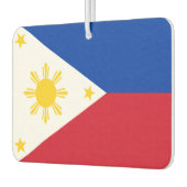 フィリピン国旗を掲げたカーエアーフレザー カーエアーフレッシュナー (左)