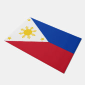 フィリピン国旗を掲げたドアマット ドアマット (アングル)