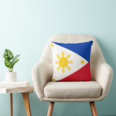 フィリピン国旗を掲げたMoJo枕 クッション (椅子)