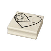 フィリピン国旗ハートアートフィリピーノプライドピネー ラバースタンプ (スタンプ)