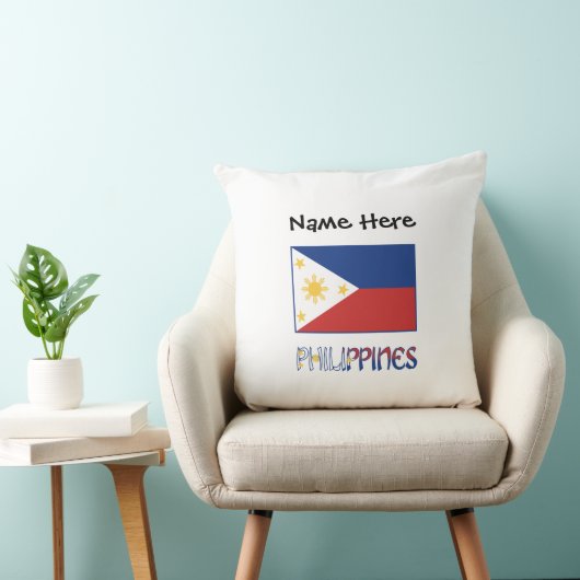 フィリピン国旗パーソナライズされた クッション (椅子)