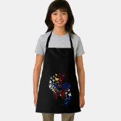 フィリピン国旗フィリピン人フィリピンバタフライ エプロン (インサイチュ)