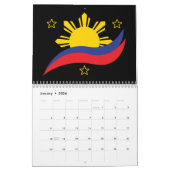 フィリピン国旗プライド芸術2023 カレンダー (1月 2026)