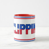 フィリピン国旗愛国コーヒー マグカップ (中央)