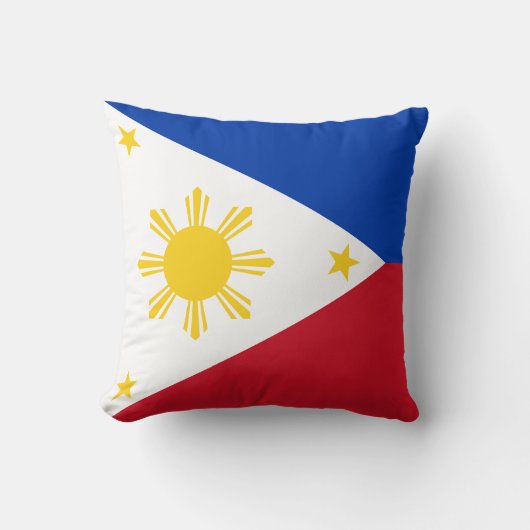 フィリピン国旗 クッション (正面)
