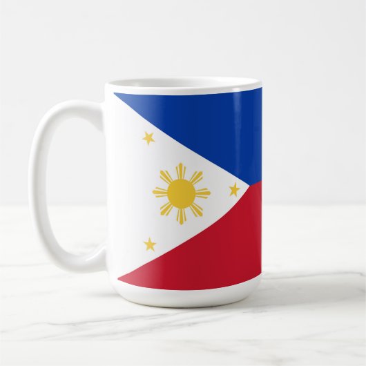 フィリピン国旗 コーヒーマグカップ (左)