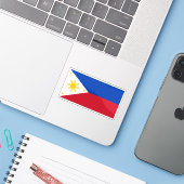 フィリピン国旗 シール (ノートパソコンとiPhone)